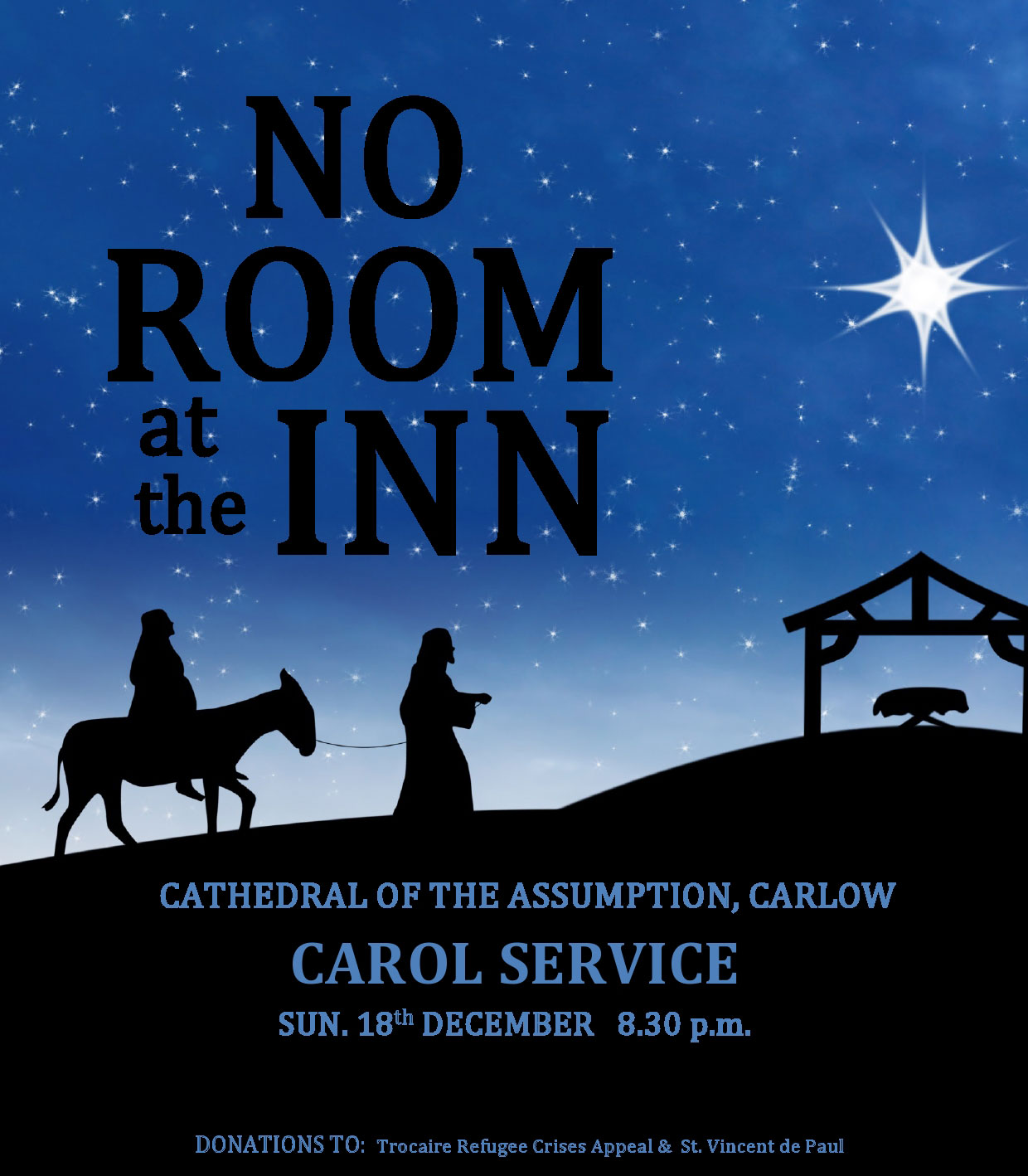 'No Room at the Inn' Cathedral Carol Service Kandle