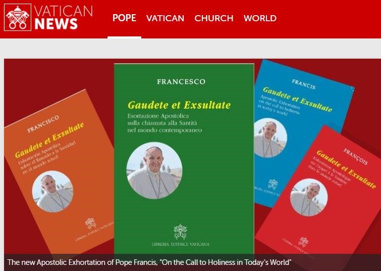 Gaudete et Exsultate: An Overview - The Jesuit Post